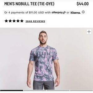 NOBULL Tie Dye Shirt Small